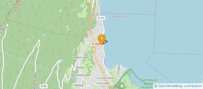 localisation de l'entreprise INDIVISION JOLY KUBLER  LE BOURGET DU LAC