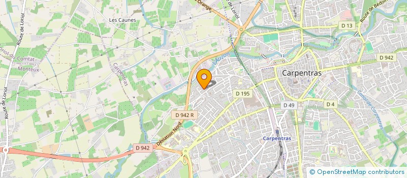 localisation de l'entreprise INDIVISION JONATHAN GOMEZ MARINE ROBIC  CARPENTRAS