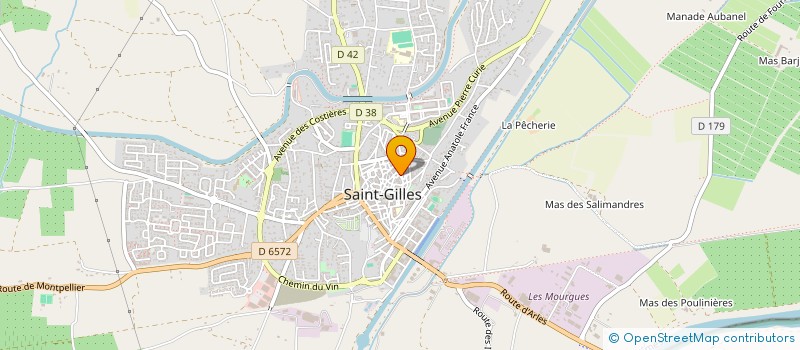 localisation de l'entreprise INDIVISION JOSEPH-CHALLOU  SAINT-GILLES