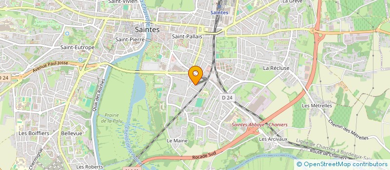 localisation de l'entreprise INDIVISION JOSSE à SAINTES