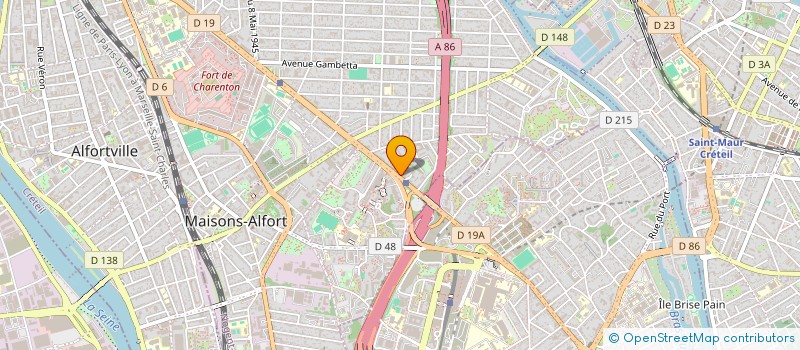 localisation de l'entreprise INDIVISION JOSSO THOMAS  MAISONS-ALFORT