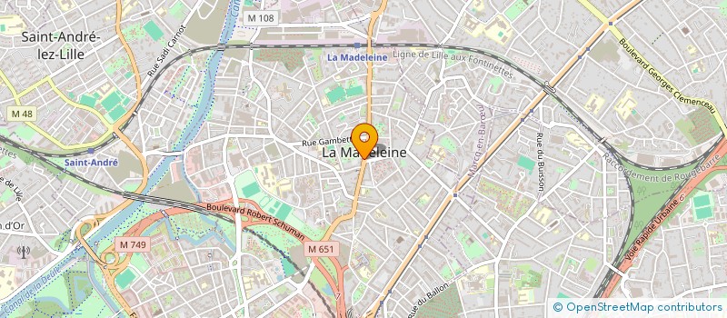 localisation de l'entreprise INDIVISION JOSWIAK à LA MADELEINE