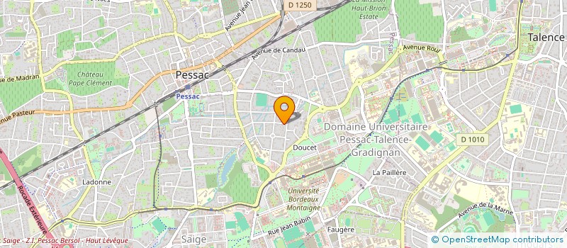 localisation de l'entreprise INDIVISION JOUBERT DELAGE à PESSAC