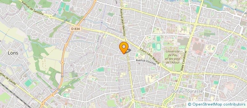 localisation de l'entreprise INDIVISION JOUBERT-NOBILOS  BILLERE