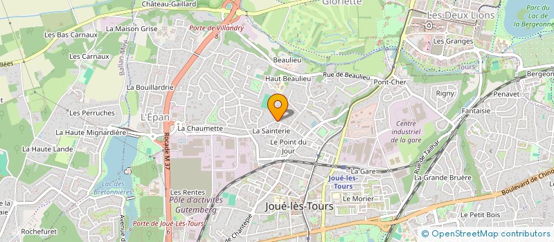 localisation de l'entreprise INDIVISION JOUE LES TOURS  JOUE-LES-TOURS