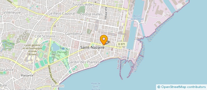 localisation de l'entreprise INDIVISION JOUHANNEAUD CLAIRE ET GAVOU HERVE  SAINT-NAZAIRE