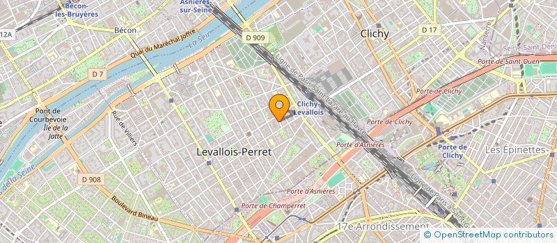 localisation de l'entreprise INDIVISION JOUMARD TERAI à LEVALLOIS-PERRET