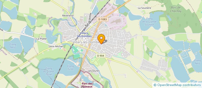 localisation de l'entreprise INDIVISION JOURDAIN YANNICK ET ARNELL ELODIE  VILLARS-LES-DOMBES