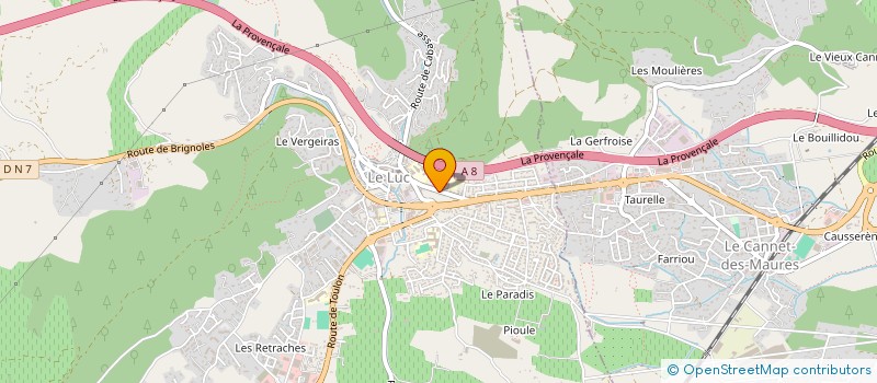 localisation de l'entreprise INDIVISION JOURDAN à LE LUC