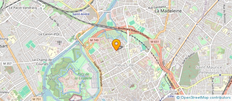 localisation de l'entreprise INDIVISION JOURNAUD HERBET à LILLE