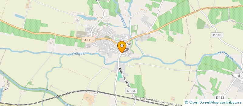 localisation de l'entreprise INDIVISION JOURNES  ALZONNE