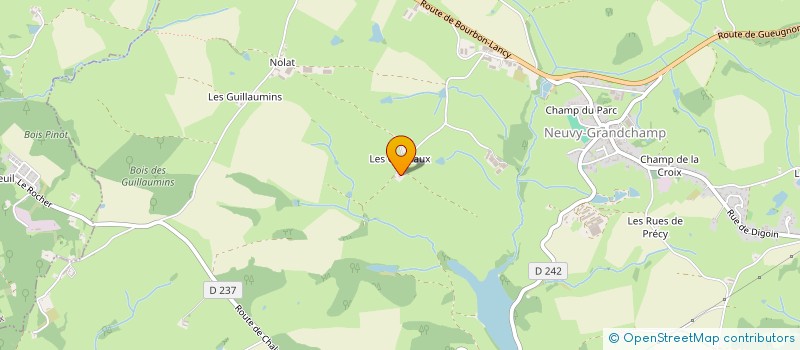 localisation de l'entreprise INDIVISION JOURNET RENARD  NEUVY-GRANDCHAMP