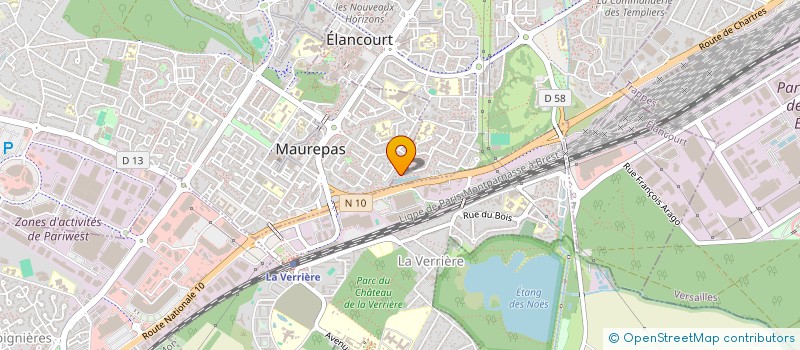 localisation de l'entreprise INDIVISION JOUSSE MICHELE ET VAUVERT SYLVIE  ELANCOURT