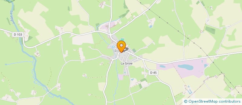 localisation de l'entreprise INDIVISION JOYAU  ROUESSE-VASSE