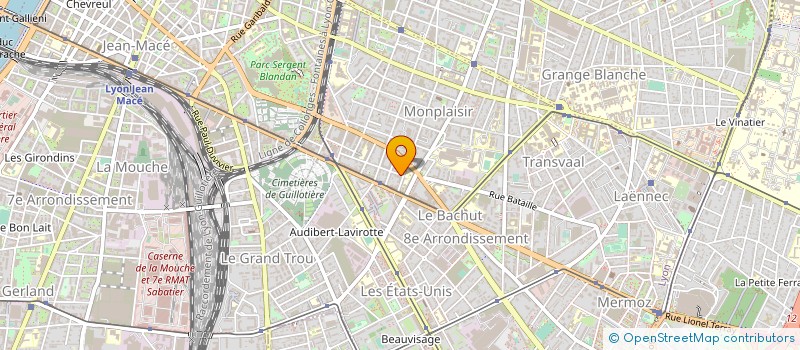 localisation de l'entreprise INDIVISION JREIGE ROUSSEL  LYON