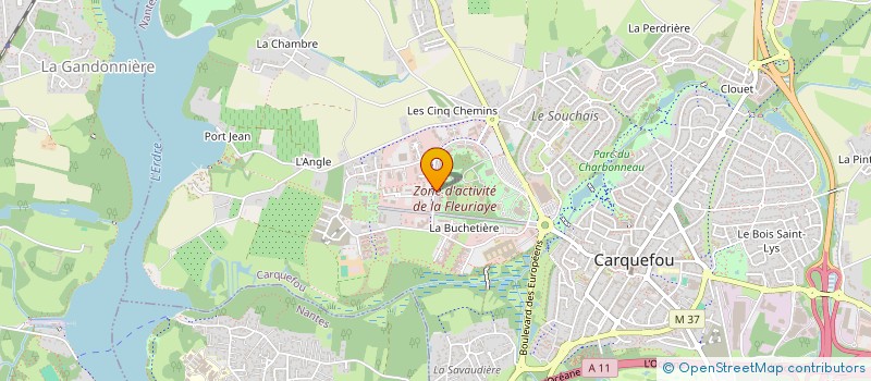 localisation de l'entreprise INDIVISION JUBE GEOFFREY ET MILLOT MAEVA  CARQUEFOU