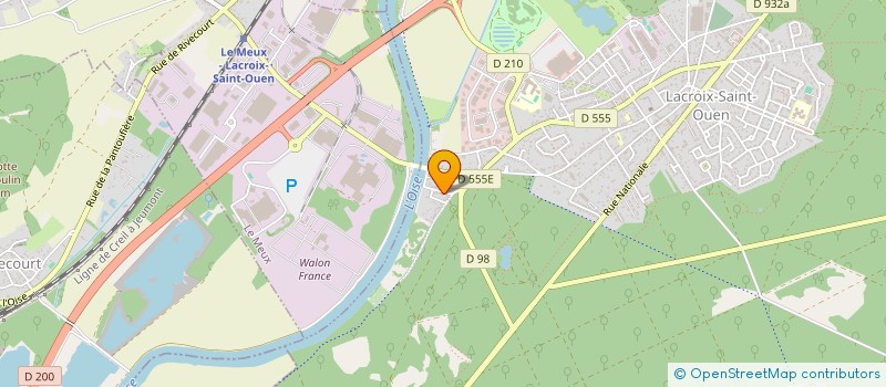 localisation de l'entreprise INDIVISION JUDAS JEANNIN  COMPIEGNE