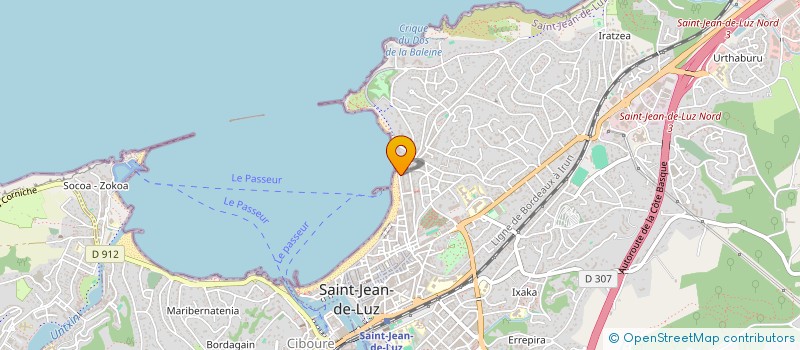 localisation de l'entreprise INDIVISION JUEN à SAINT-JEAN-DE-LUZ