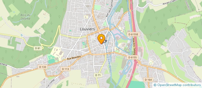 localisation de l'entreprise INDIVISION JUHEL à LOUVIERS