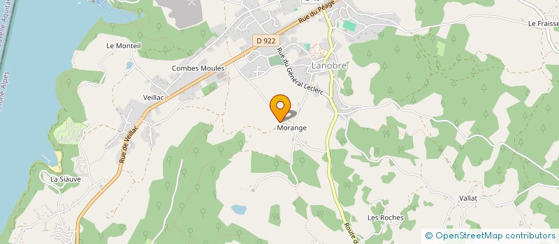 localisation de l'entreprise INDIVISION JUILLARD VERGNOLE à LANOBRE