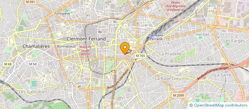 localisation de l'entreprise INDIVISION JULIEN  CLERMONT-FERRAND