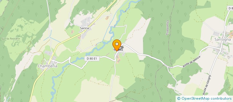 localisation de l'entreprise INDIVISION JULIEN BOUCHARD ET LISE ANDREOLETTI  CRESSIA