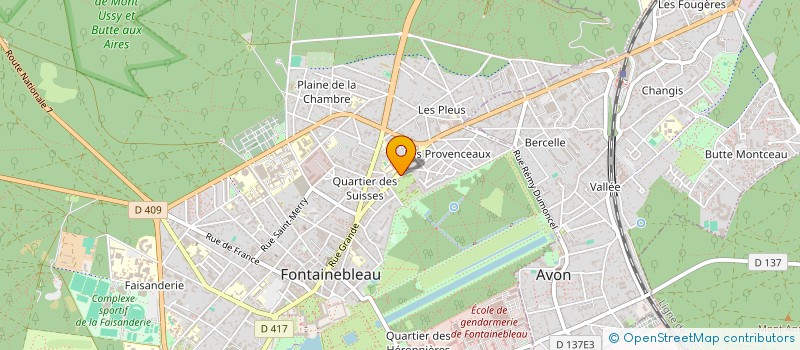 localisation de l'entreprise INDIVISION JULIEN CARVALHO-AZEVEDO à FONTAINEBLEAU