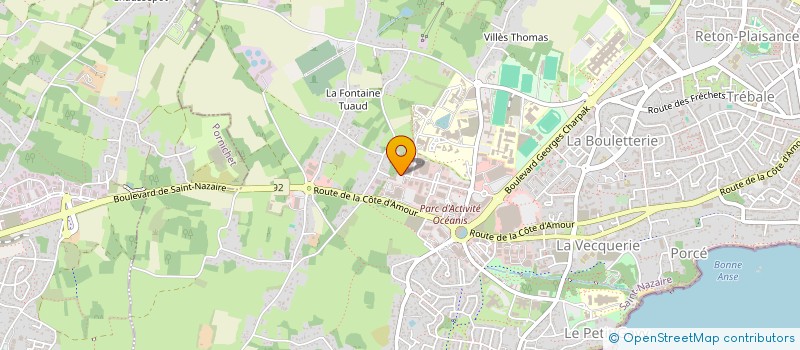 localisation de l'entreprise INDIVISION JULIEN ET CAROL CHAPPUIS  SAINT-NAZAIRE