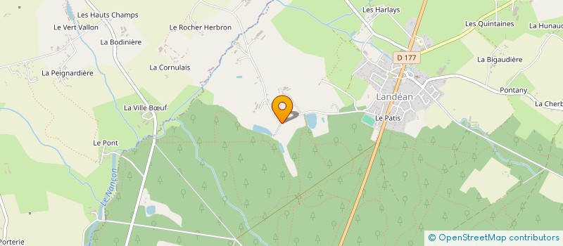 localisation de l'entreprise INDIVISION JULIEN-LE HOUSSEL  LANDEAN