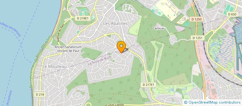 localisation de l'entreprise INDIVISION JULIEN PIGNEUX à LA TESTE-DE-BUCH