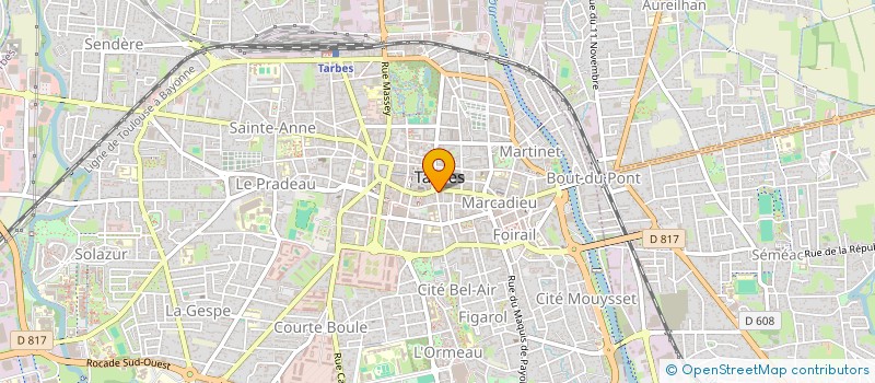 localisation de l'entreprise INDIVISION JULLIEN  TARBES