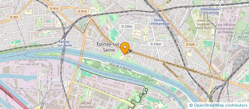 localisation de l'entreprise INDIVISION JUMEL/LABADIE FREDERIC ET SOPHIE à EPINAY-SUR-SEINE