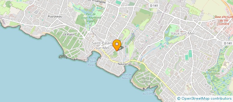 localisation de l'entreprise INDIVISION JUNIAT-NOUVEL à SAINT-PALAIS-SUR-MER