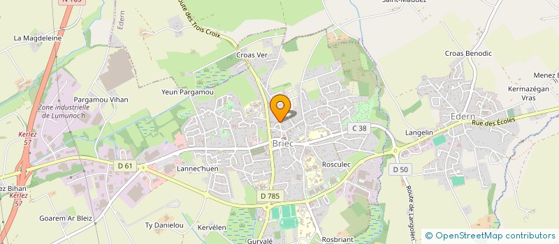 localisation de l'entreprise INDIVISION JUPPIN VALGRESY  BRIEC