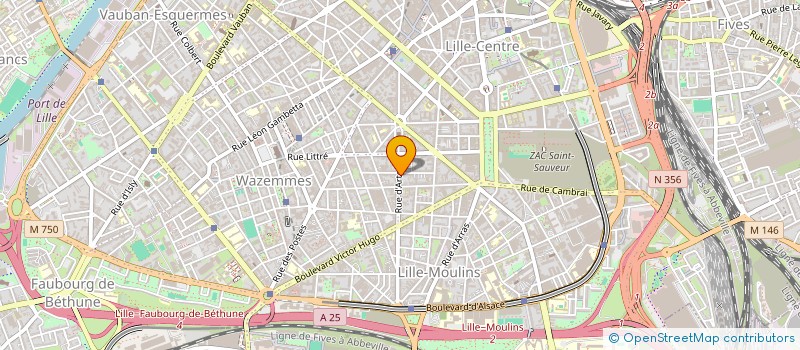 localisation de l'entreprise INDIVISION JUSSELME à LILLE
