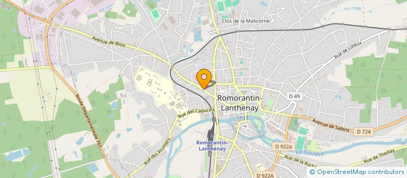 localisation de l'entreprise INDIVISION JUVIN  ROMORANTIN-LANTHENAY