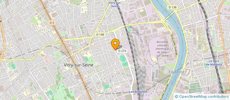 localisation de l'entreprise INDIVISION JV  VITRY-SUR-SEINE