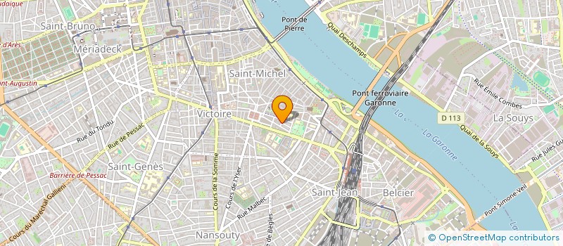 localisation de l'entreprise INDIVISION JV TSG  BORDEAUX