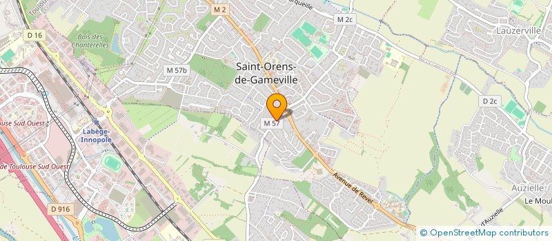 localisation de l'entreprise INDIVISION JVM  ST ORENS DE GAMEVILLE