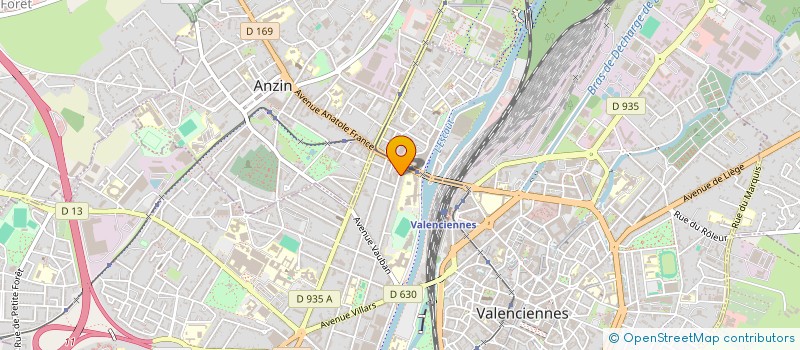 localisation de l'entreprise INDIVISION KADER / WANDELT à VALENCIENNES