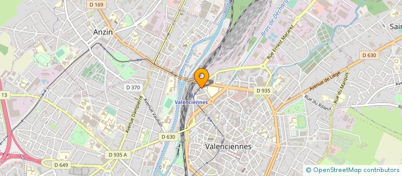 localisation de l'entreprise INDIVISION KAMINSKI  VALENCIENNES