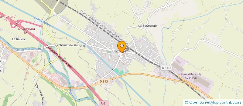 localisation de l'entreprise INDIVISION KANAFI LEILA ET GUILLAUME  BAZIEGE