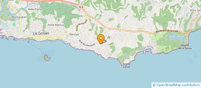 localisation de l'entreprise INDIVISION KANCEL  LE GOSIER