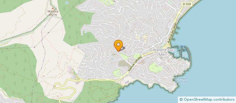 localisation de l'entreprise INDIVISION KARASINSKA KREIS à CAVALAIRE-SUR-MER