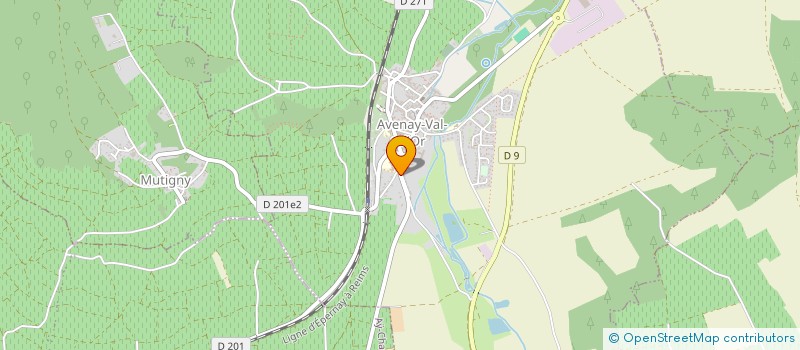 localisation de l'entreprise INDIVISION KARINE ET JEAN PHILIPPE PROSLIER  AVENAY-VAL-D'OR