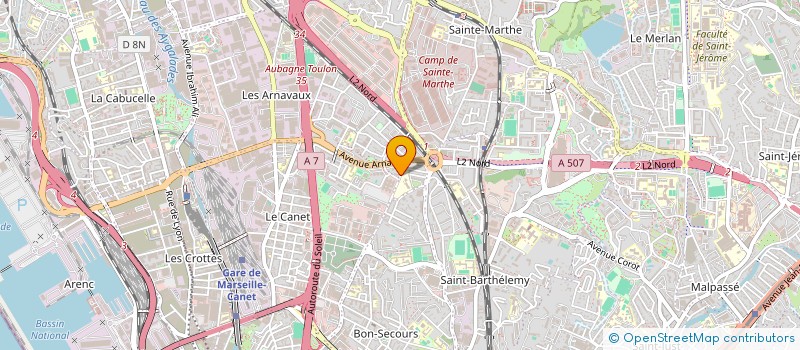 localisation de l'entreprise INDIVISION KASBARIAN ET KELLER LIONEL ET NELLY à MARSEILLE