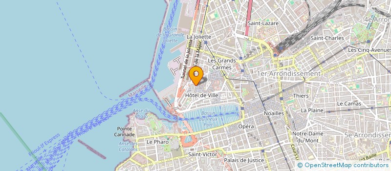 localisation de l'entreprise INDIVISION KASSA F. ET GUENFISSI H. à MARSEILLE