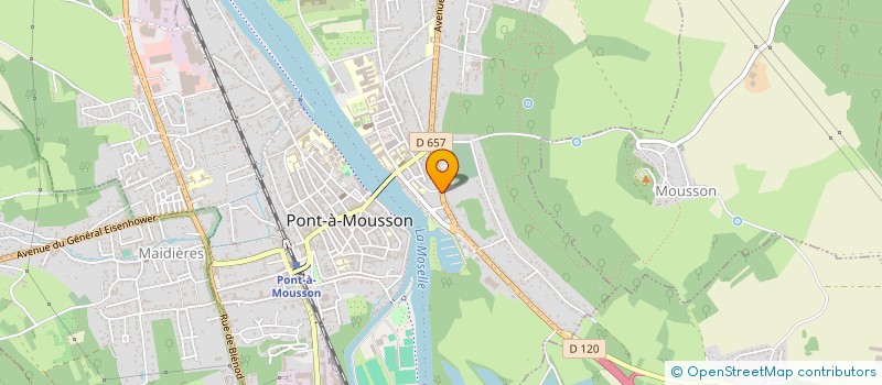 localisation de l'entreprise INDIVISION KEIME / VOLTZENLOGEL  PONT-A-MOUSSON