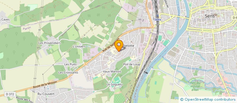 localisation de l'entreprise INDIVISION KELLER CHAFFAROD  PARON