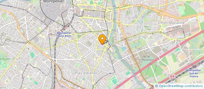 localisation de l'entreprise INDIVISION KENIGER / DAMPIED à MONTPELLIER